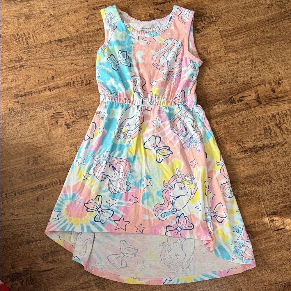 Colorful Unicorn Kids Dress size 7/8